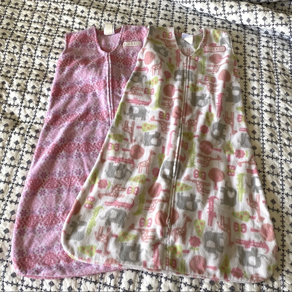 Two Girls Wearable Blankets HALO Med 6-12 mos